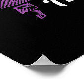 Ich trage Lila für Lupus Awareness Poster (Ecke)