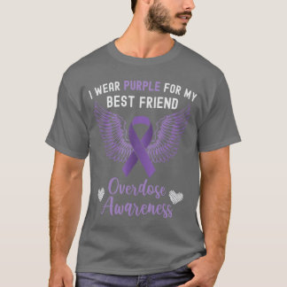 Ich trage Lila für mein Bewusstsein für eine Überd T-Shirt