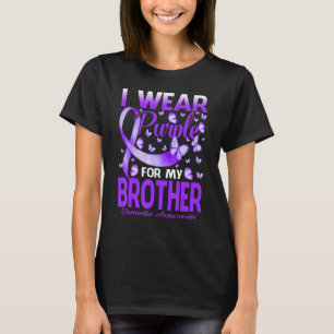 Ich trage Lila für mein Bruder Demenz Bewusstsein, T-Shirt