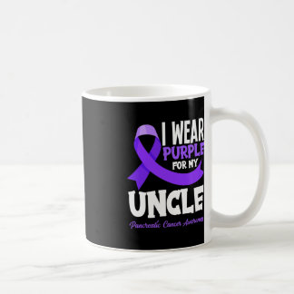 Ich trage Lila für mein Onkel-Bauchspeicheldrüsenk Kaffeetasse