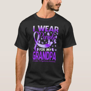 Ich trage Lila für mein Opa Marker X Syndrom Awa T-Shirt