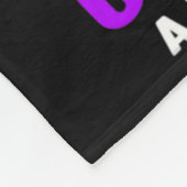 Ich trage Lila für mein Opa-Überdosierungsbewussts Fleecedecke (Ecke)