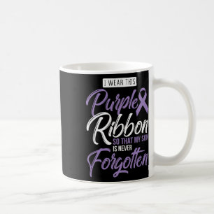 Ich trage Lila für mein Sohn Internationales Bewus Kaffeetasse
