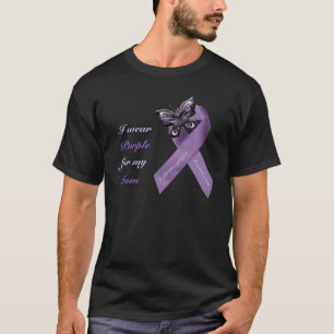 Ich trage Lila für mein…. T-Shirt