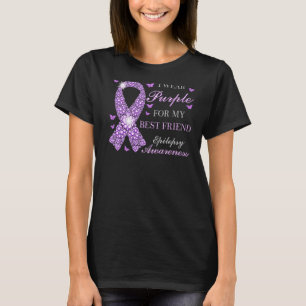 Ich trage Lila für meine besten Freunde Epilepsie  T-Shirt