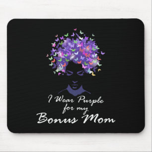 Ich trage Lila für meine Bonus-Mom-Support-Heimerh Mousepad