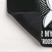 Ich trage Lila für meine Bruderüberdosierung Mousepad (Ecke)