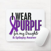 Ich trage Lila für meine Epilepsie der Tochter-10 Mousepad (Mit Mouse)