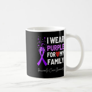 Ich trage Lila für meine Familie Bauchspeicheldrüs Kaffeetasse