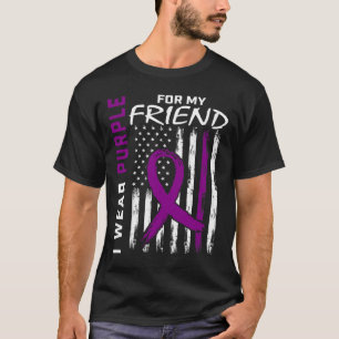 Ich trage Lila für meine Freundin Bauchspeicheldrü T-Shirt