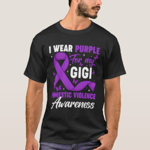 Ich trage Lila für meine Gigi Gewahrleistung häusl T-Shirt