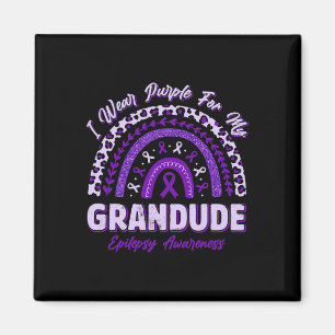 Ich trage Lila für meine Grandude Epilepsie Awaren Magnet