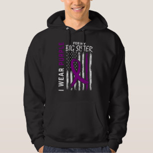 Ich trage Lila für meine große Schwester Lupus Awa Hoodie