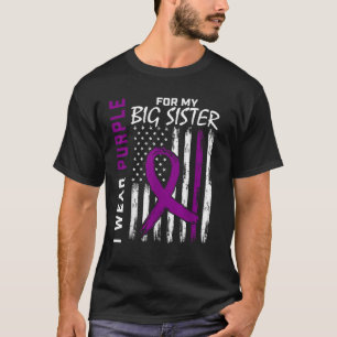 Ich trage Lila für meine große Schwester Lupus Awa T-Shirt