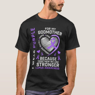 Ich trage Lila für meine Großmutter Lupus Awarenes T-Shirt