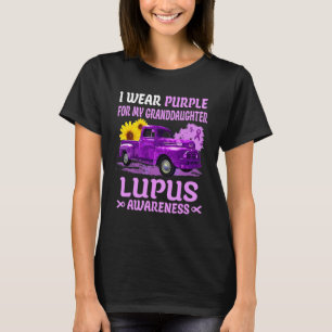 Ich trage Lila für meine Großtochter Lupus T-Shirt