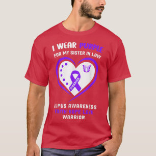 Ich trage Lila für meine Juristenministerin Lupus T-Shirt