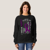 Ich trage Lila für meine Juristerin Epilepsy Aware Sweatshirt (Vorne ganz)