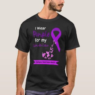 Ich trage Lila für meine Juristerin Epilepsy Aware T-Shirt