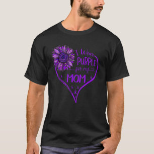Ich trage Lila für meine Mama Alzheimer Awareness  T-Shirt