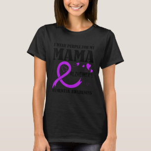 Ich trage Lila für meine Mama-Alzheimer-Demenz Awa T-Shirt