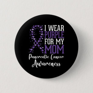 Ich trage Lila für meine Mama Bauchspeicheldrüsenk Button