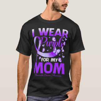 Ich trage Lila für meine Mama Bauchspeicheldrüsenk T-Shirt