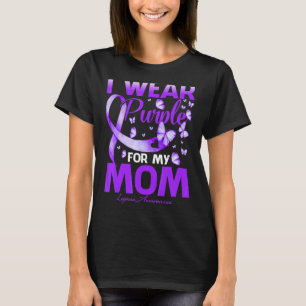 Ich trage Lila für meine Mama Lupus-Butterfly T-Shirt
