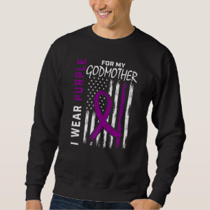 Ich trage Lila für meine Mutter Epilepsie Awarenes Sweatshirt