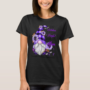 Ich trage Lila für meine Mutter Lila Gnom Häuslich T-Shirt
