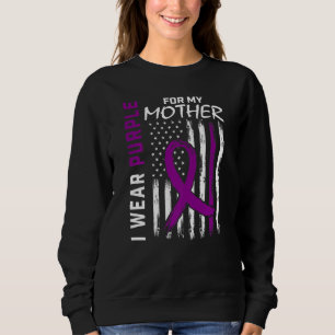 Ich trage Lila für meine Mutter Mama Epilepsie Bew Sweatshirt