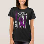 Ich trage Lila für meine Nana Epilepsie Awareness  T-Shirt (Vorderseite)