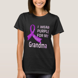 Ich trage Lila für meine Oma Heimerheimer Krankhei T-Shirt