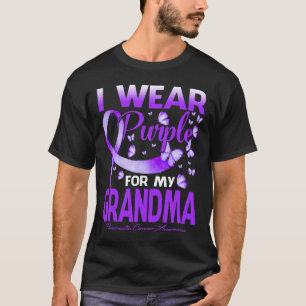 Ich trage Lila für meine Oma Pankreaskrebs Awa T-Shirt