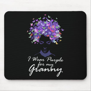 Ich trage Lila für meine Oma Support Heimerheimer  Mousepad