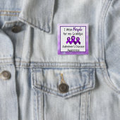 Ich trage Lila für meine Opa Alzheimer-Krankheit Button (Beispiel)