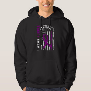 Ich trage Lila für meine Patienten Geschirr für Nu Hoodie