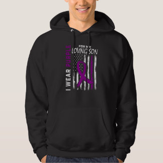 Ich trage Lila für meine Sohn Epilepsie Awareness  Hoodie