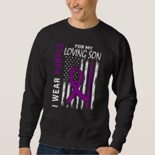Ich trage Lila für meine Sohn Epilepsie Awareness Sweatshirt