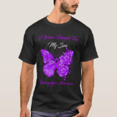 Ich trage Lila für meine Söhnfibromyalgie T-Shirt (Vorderseite)