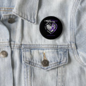 Ich trage Lila für meine Son Epilepsy-Geschenke Button (Beispiel)