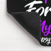 Ich trage Lila für meine Son Epilepsy-Geschenke Mousepad (Ecke)