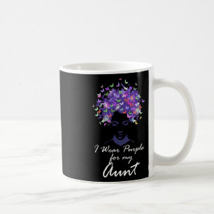 Ich trage Lila für meine Tante Familienunterstützu Kaffeetasse