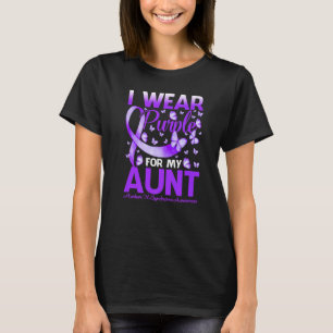 Ich trage Lila für meine Tante Marker X Syndrom Aw T-Shirt