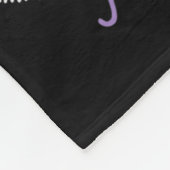 Ich trage Lila für meine Tochter-Überdosierung-Bew Fleecedecke (Ecke)