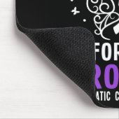 Ich trage Lila für meinen Bruder Bauchspeicheldrüs Mousepad (Ecke)