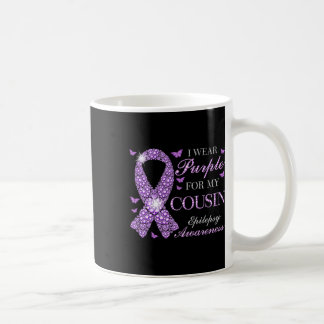 Ich trage Lila für meinen Cousin Epilepsie Awarene Kaffeetasse