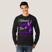 Ich trage Lila für meinen Cousin Lupus T-Shirt (Vorne ganz)