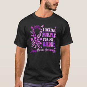 Ich trage Lila für meinen Daddy Epilepsy Awareness T-Shirt