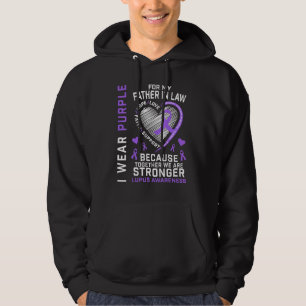 Ich trage Lila für meinen Jurastudenten Lupus-Bewu Hoodie